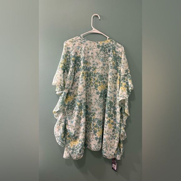 NWT … JUSTIN & TAYLOR “Size: OS” Sunny Fields Kimono - Picture 2 of 4